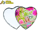 Photo Slate Heart 14 x 14cm